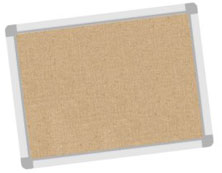 Pinlyne Pinboard Cork Faced 400mm x 300mm